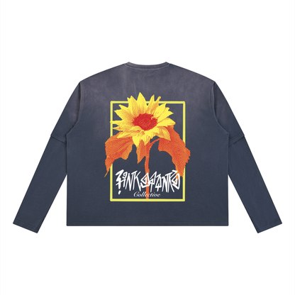 Sunflower - Unisex Vintage Wash Layered T-Shirt