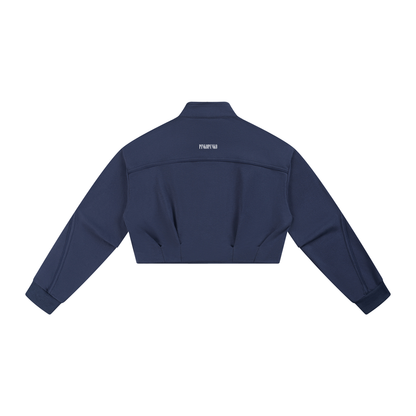 Special Grade - Women's Cropped Button-Front Jacket