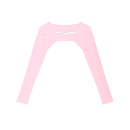 26 Essential - Cutout Long Sleeve Shrug