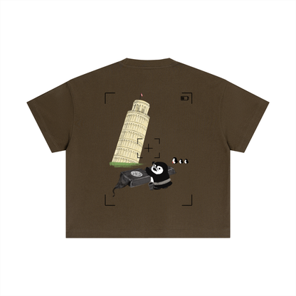 DinkoDunko: Spotting Pisa - Essential Boxy Tee