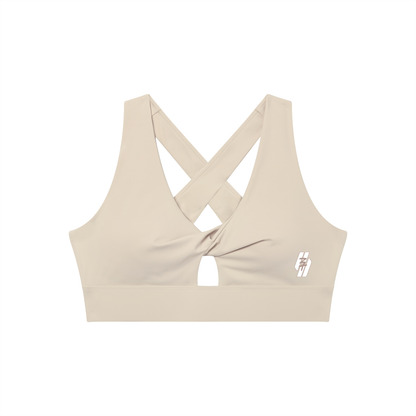 26 Essential - Twist Front V-Neck Sports Bra