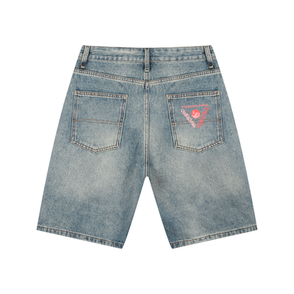 Iconic - Vintage Wash Denim Shorts