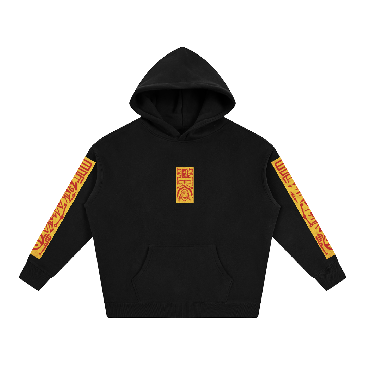 Bujeok (부적) Korean Talisman - Oversize Fleeced Hoodie