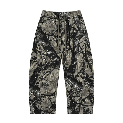 Iconic - Tree Camo Barrel Leg Pants
