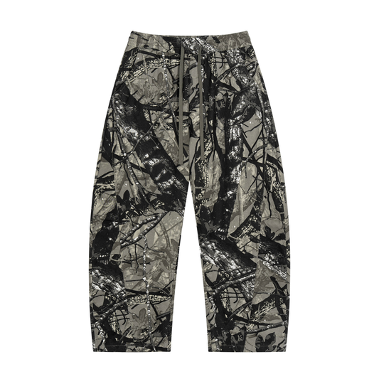 Iconic - Tree Camo Barrel Leg Pants