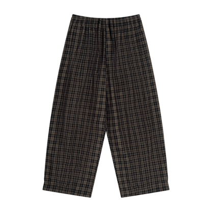 Staples - Plaid Wide Leg Pants