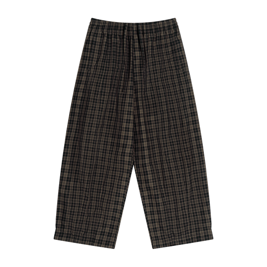 Staples - Plaid Wide Leg Pants