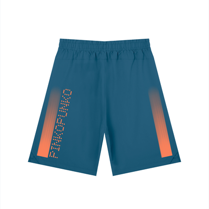 Run x Climb - Solid Elastic Waist Shorts