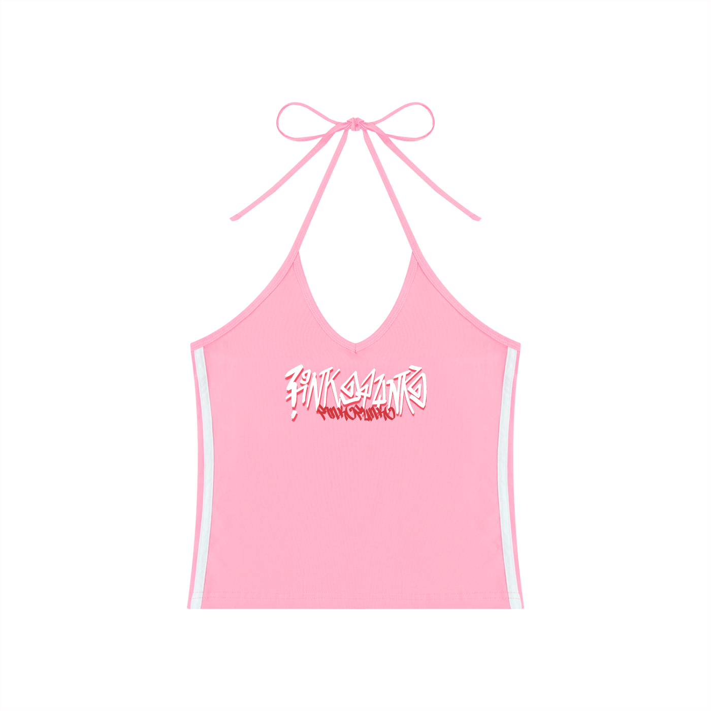 Graffiti - Halter Crop Tank Top