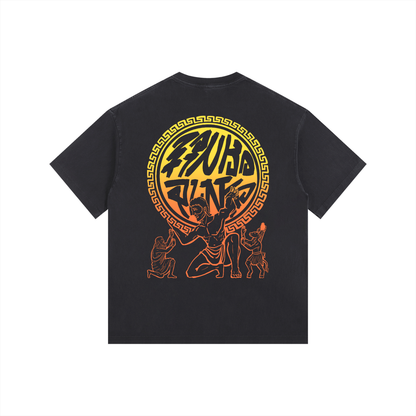 Rise of the Titans - Vintage Washed Oversized Tee