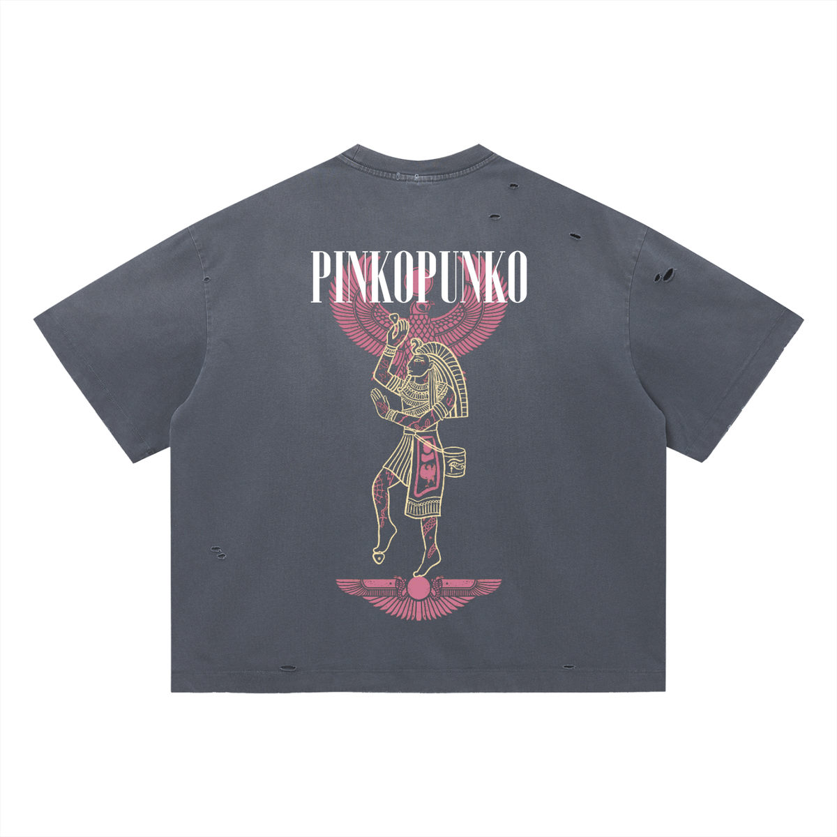 Ancient Slabology - Vintage Washed Distressed Boxy Oversized T-Shirt