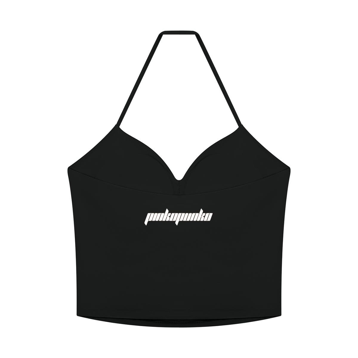 26 Essential - Women's Ruched Halter Tank Top