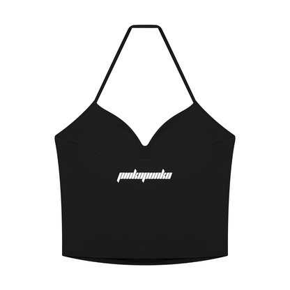 26 Essential - Women's Ruched Halter Tank Top