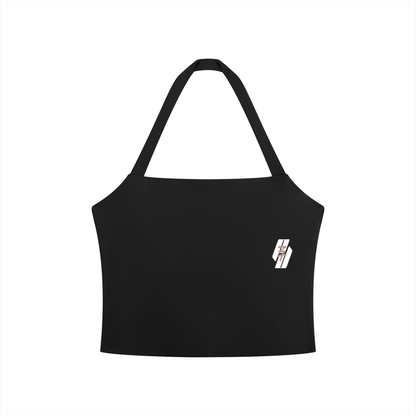 26 Essential - Halter Crop Sports Bra