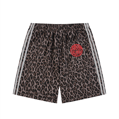 Graffiti - Leopard Drawstring Shorts