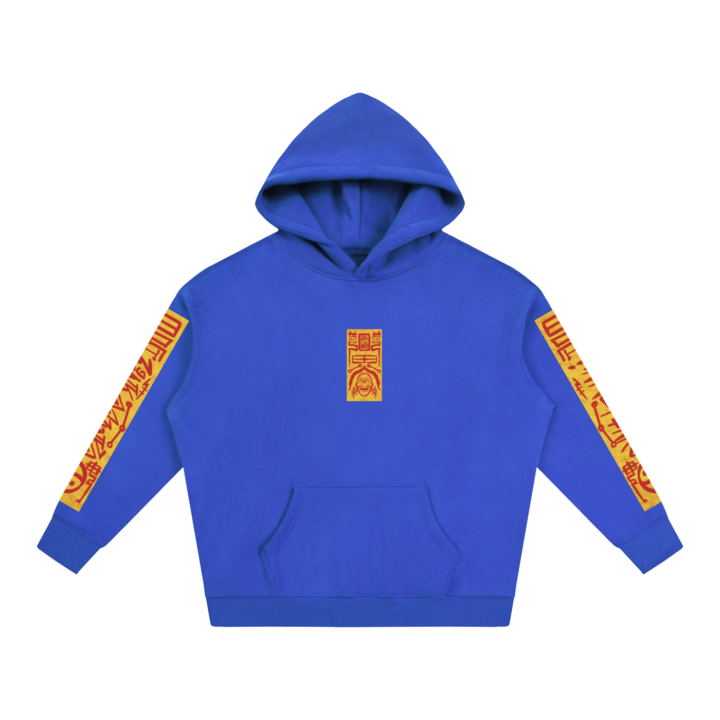 Bujeok (부적) Korean Talisman - Oversize Fleeced Hoodie