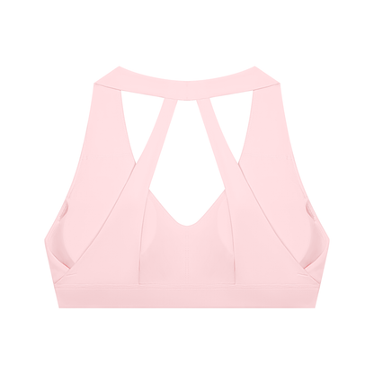 26 Essential - Women's Halter Cropped Sports Bra