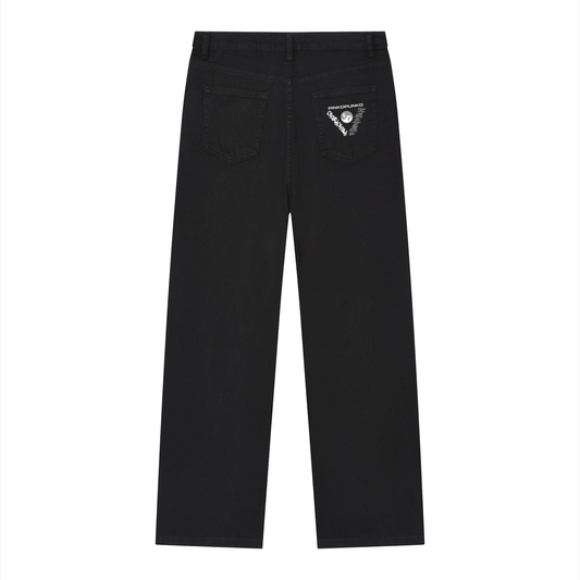 Iconic - Vintage Wash Straight Leg Jeans