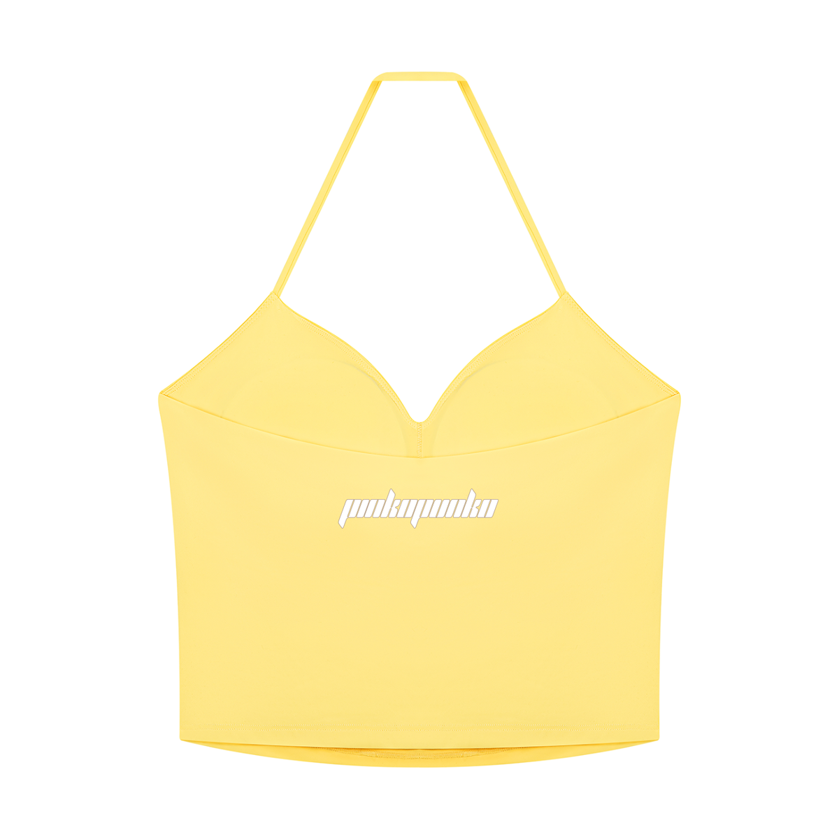 26 Essential - Women's Ruched Halter Tank Top