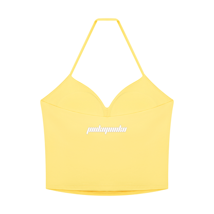 26 Essential - Women's Ruched Halter Tank Top