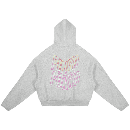 Bohemian Love - Curved Panel Raglan Hoodie