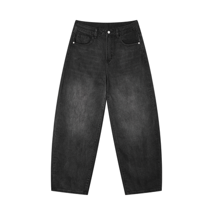 Graffiti - Vintage Wash Barrel Leg Jeans