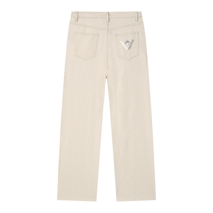 Iconic - Vintage Wash Straight Leg Jeans