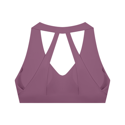 26 Essential - Women's Halter Cropped Sports Bra