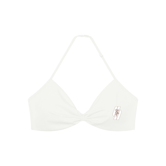 26 Essential - Ruched Halter-Neck Sports Bra