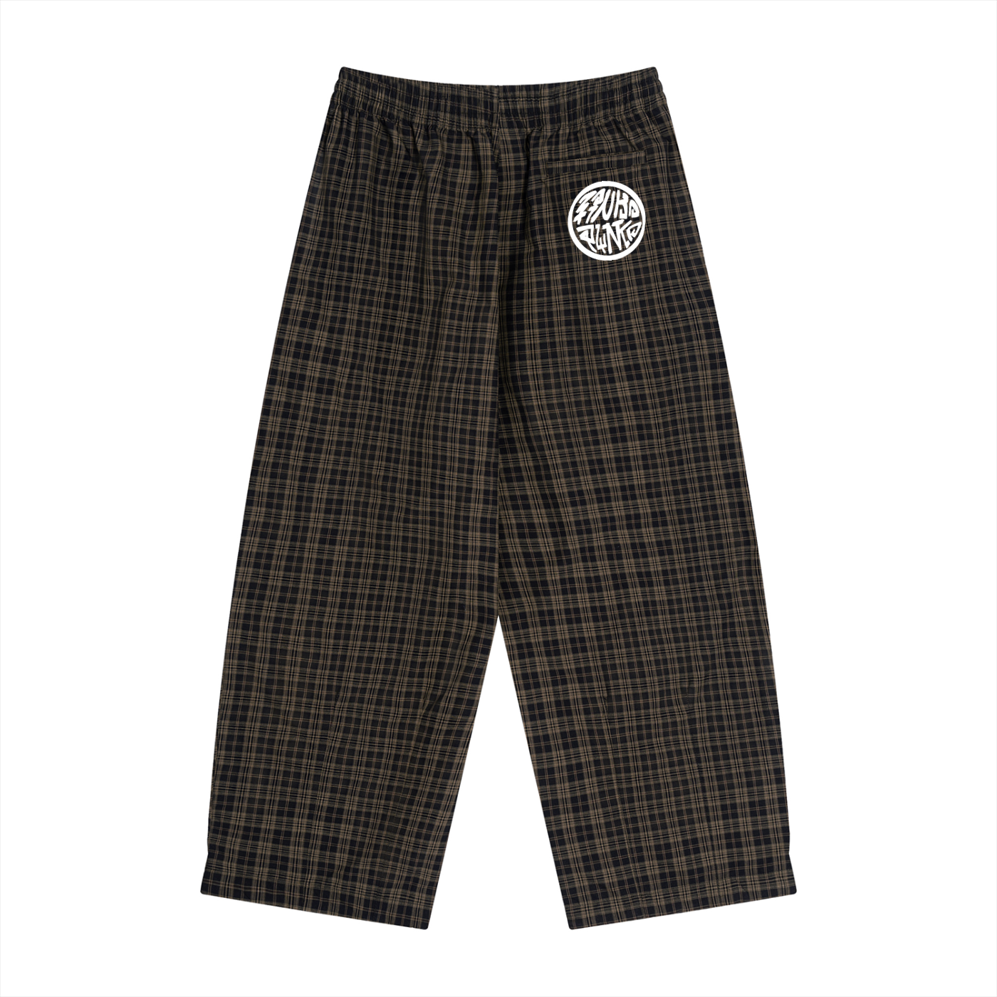 Staples - Plaid Wide Leg Pants