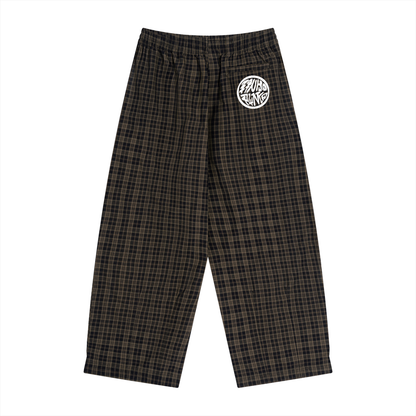 Staples - Plaid Wide Leg Pants