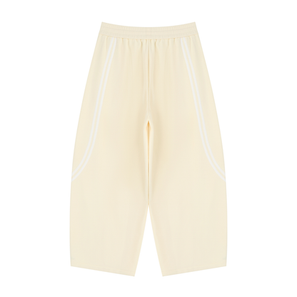 Graffiti - Wide Leg Piping Sweatpants