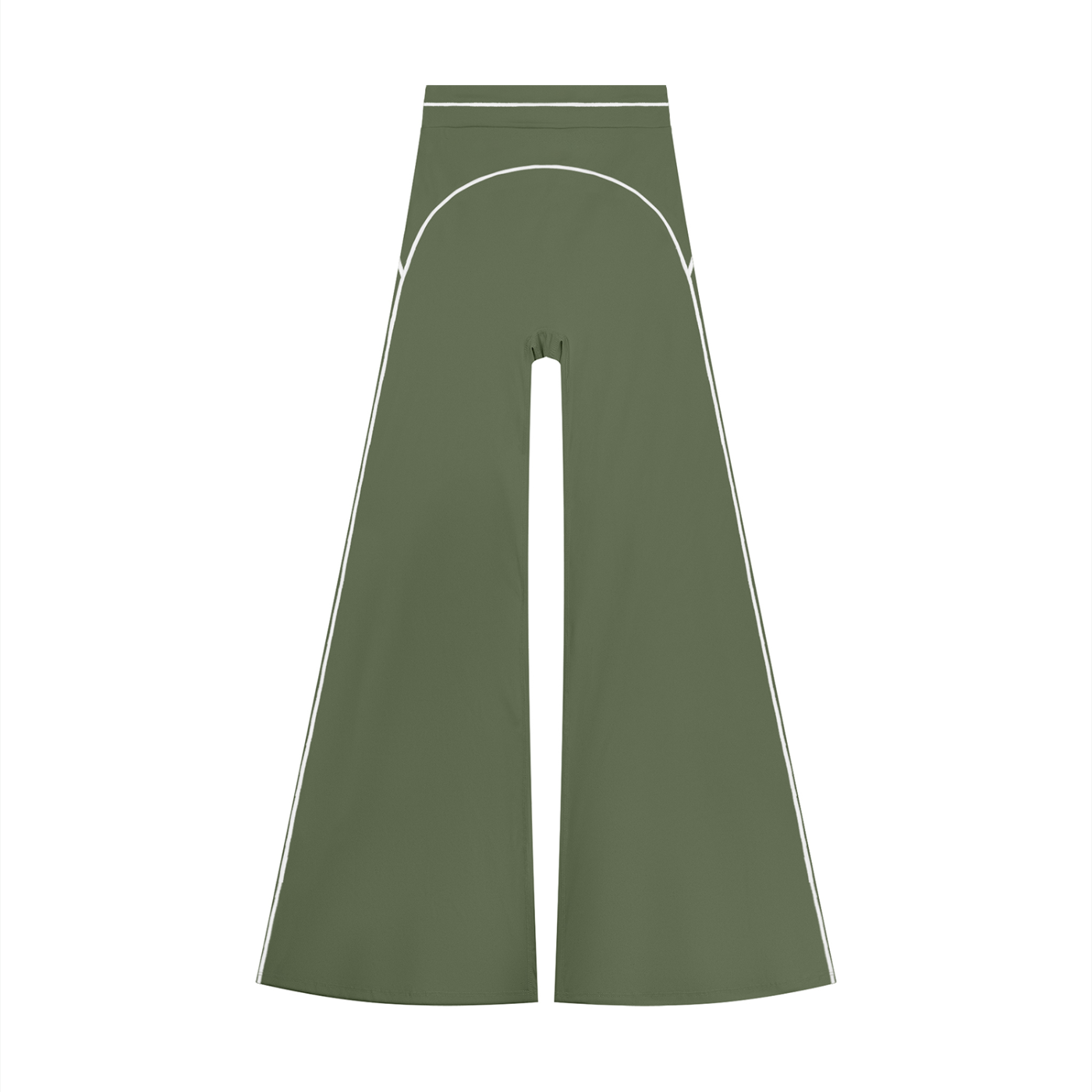 26 Essential - High Rise Topstitching Flared Leggings