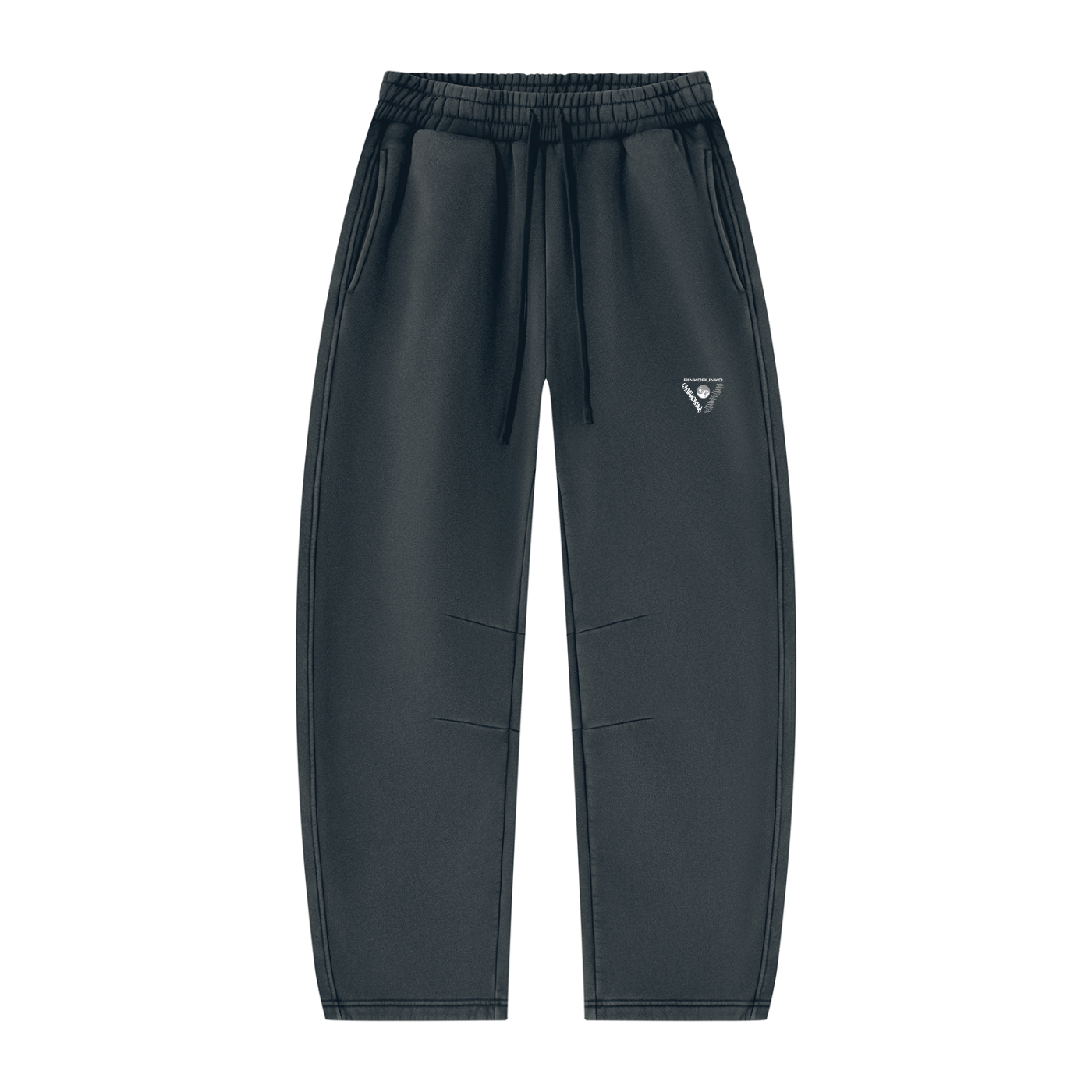 Iconic - Unisex Vintage Wash Barrel Leg Fleece Sweatpants