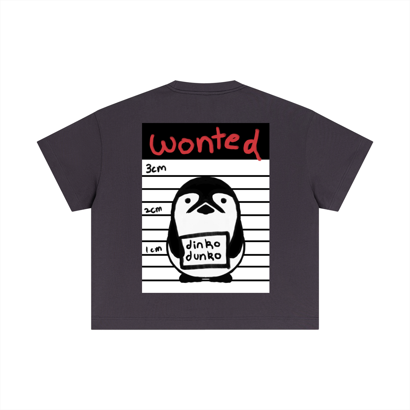 DinkoDunko: Wonted for Stealing Beta - Essential Boxy Tee