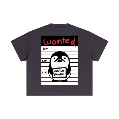 DinkoDunko: Wonted for Stealing Beta - Essential Boxy Tee