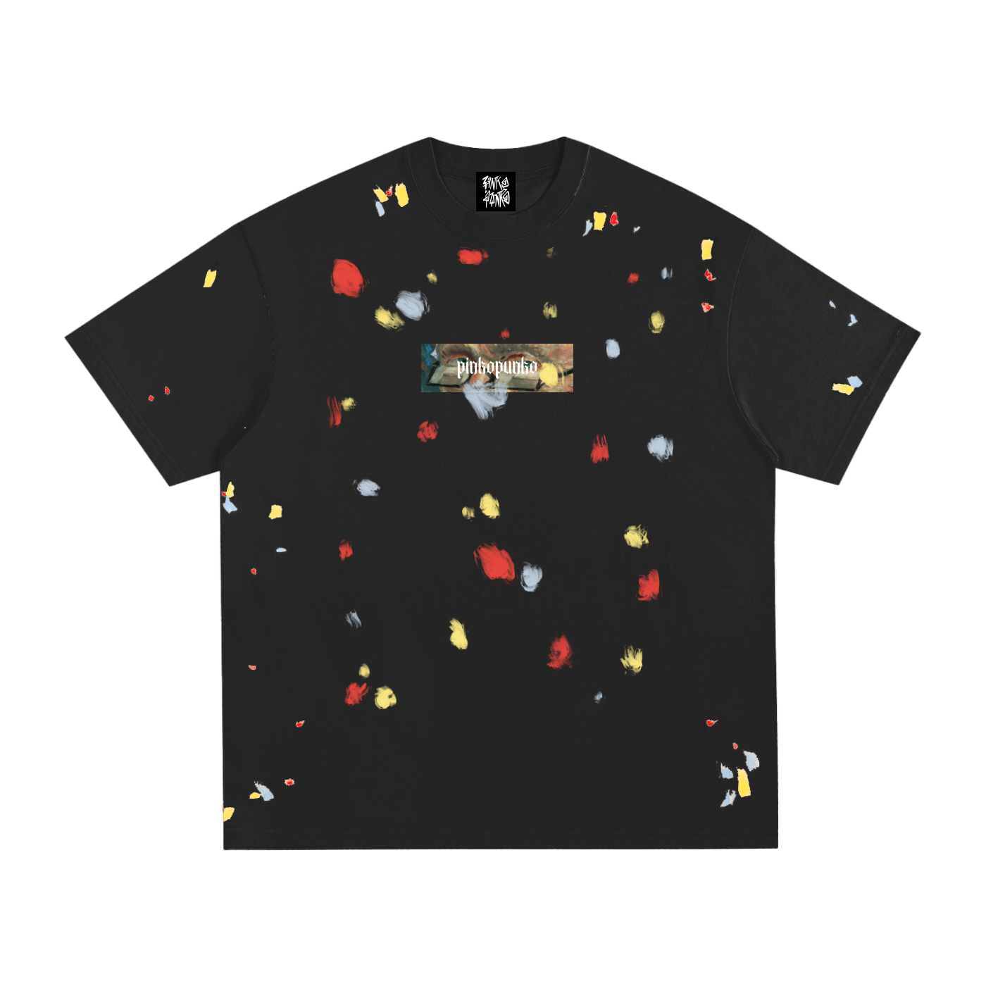 Vincent Van Goh Up (Remastered) - Paint Splatter T-Shirt