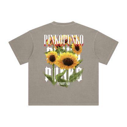 Summer Sunflowers - Enzyme Washed Tee