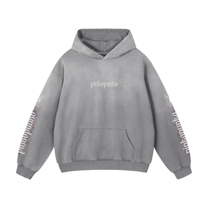 Just Rise Up - Heavyweight Sunfade Oversized Hoodie