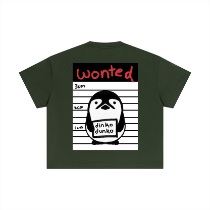 DinkoDunko: Wonted for Stealing Beta - Essential Boxy Tee