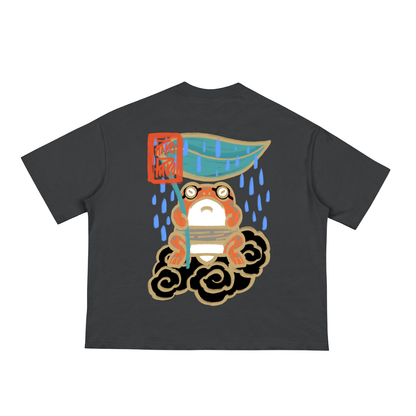 Frog in the Rain - Boxy Tee