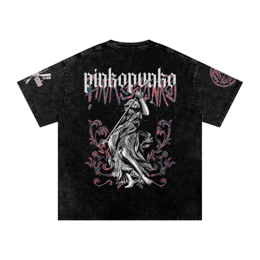 Angel's Brush - Washed Oversized Tee