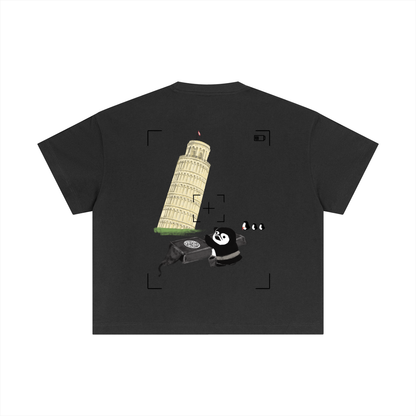 DinkoDunko: Spotting Pisa - Essential Boxy Tee