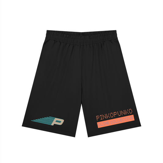 Run x Climb - Solid Elastic Waist Shorts