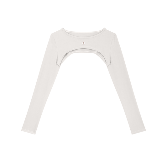 26 Essential - Cutout Long Sleeve Shrug