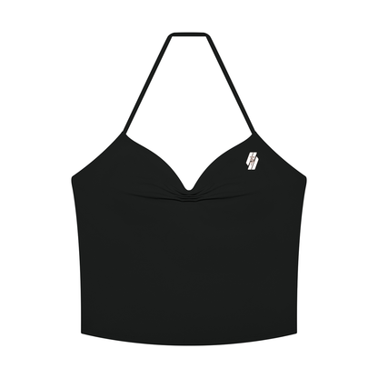 26 Essential - Women's Ruched Halter Tank Top