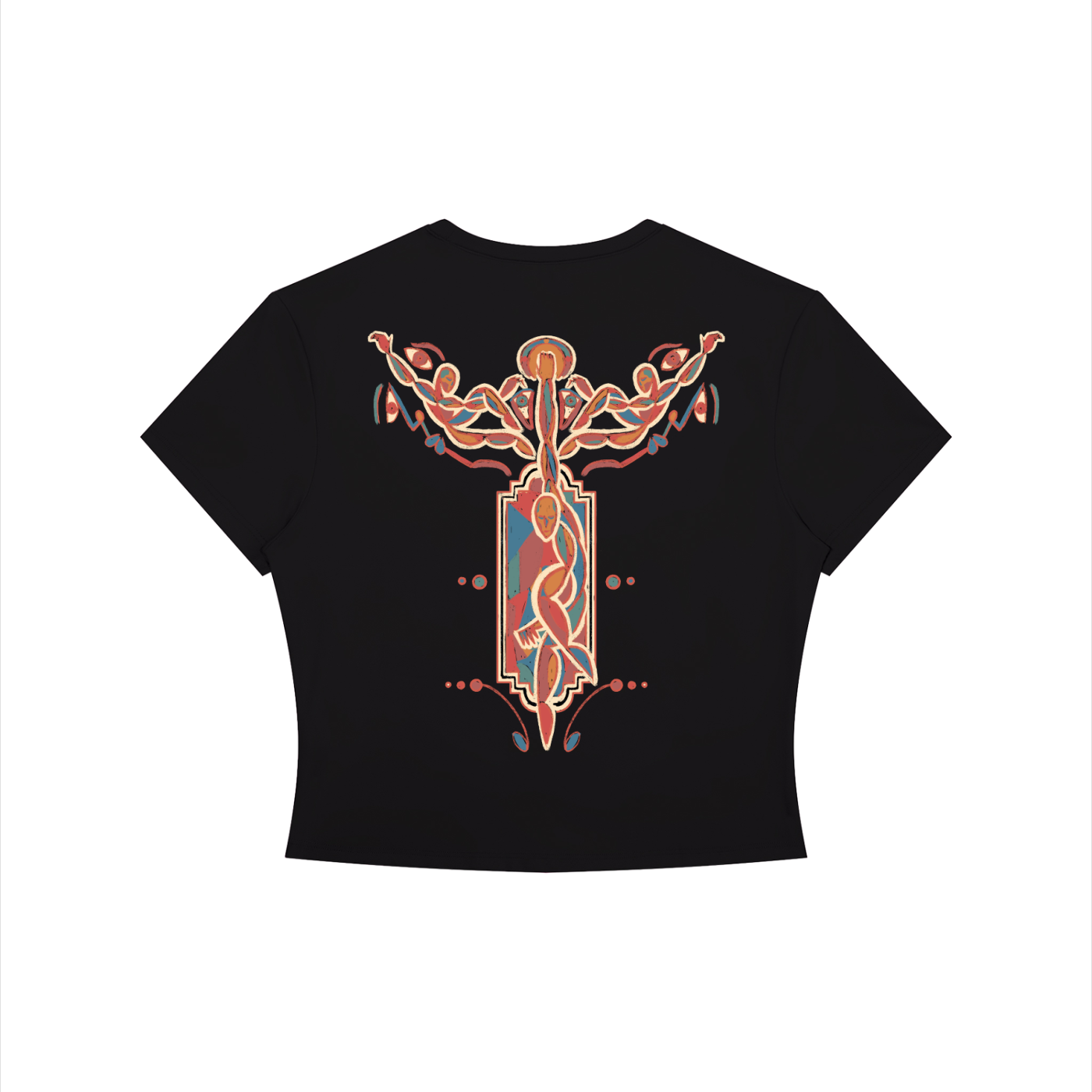 Figurism 4 - Women's Crewneck Crop T-Shirt
