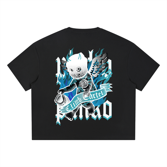 Climb Cartel (dark) - Boxy Coolmax Tee