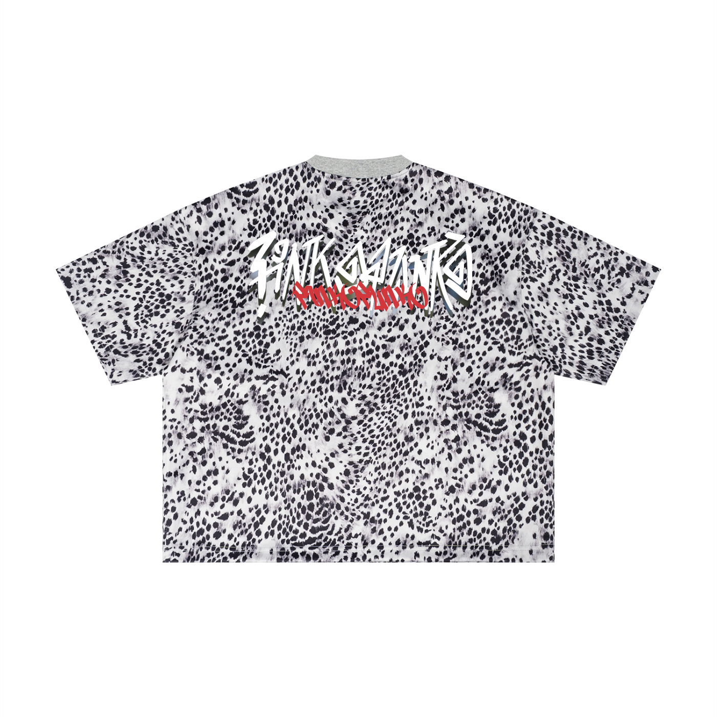 Meow - Leopard Boxy Tee