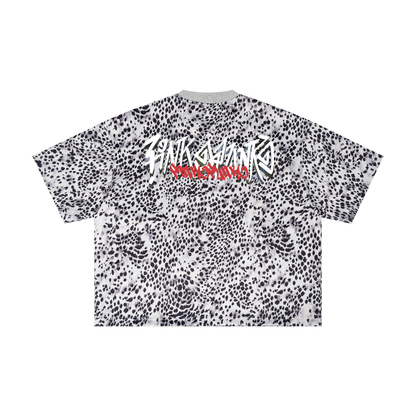Meow - Leopard Boxy Tee